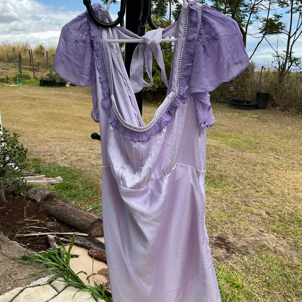 Free People Lavender Mini Dress - Picture 2 of 15